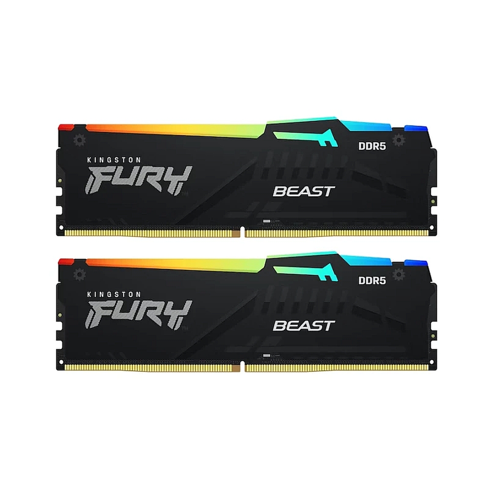 Оперативная память Kingston FURY Beast Black RGB [KF556C36BBEAK2-32] 32GB KIT D5 — KSKSHOP.RU