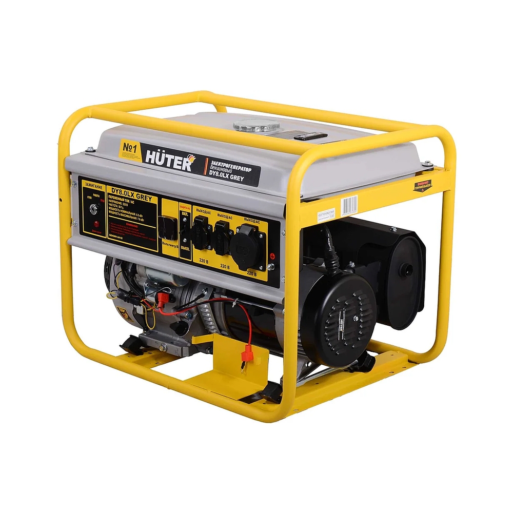 Электрогенератор Huter DY8,0LX-электростартер Grey — KSKSHOP.RU