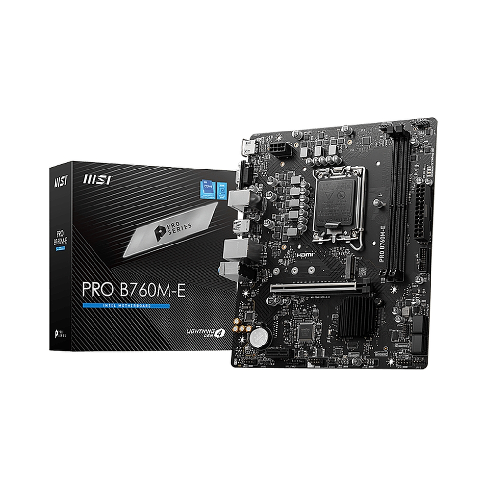 Материнская плата MSI PRO B760M-E DDR5 — KSKSHOP.RU