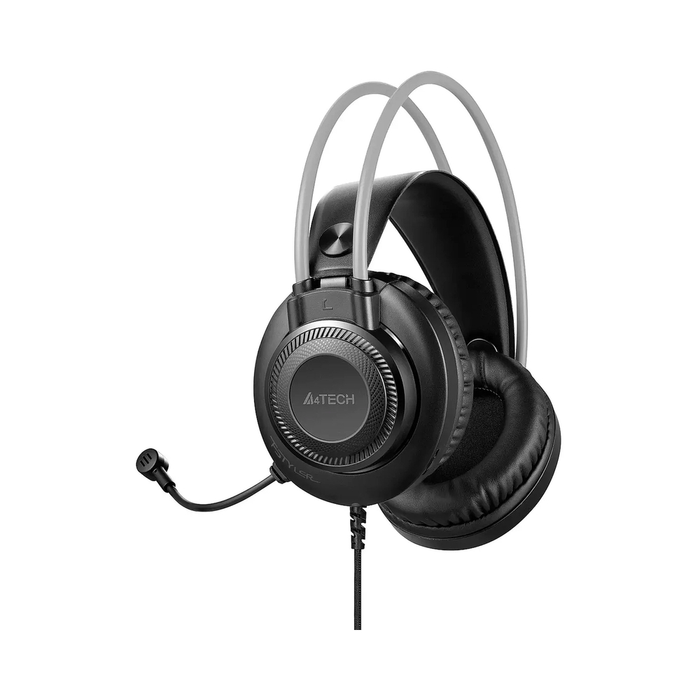 Наушники с микрофоном A4Tech Fstyler FH200i, серый — KSKSHOP.RU