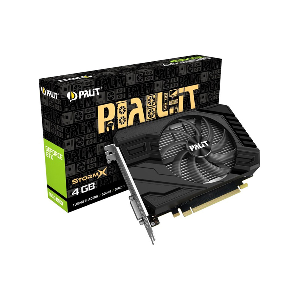 Видеокарта Palit GeForce GTX 1650 StormX [NE51650006G1-1170F] — KSKSHOP.RU