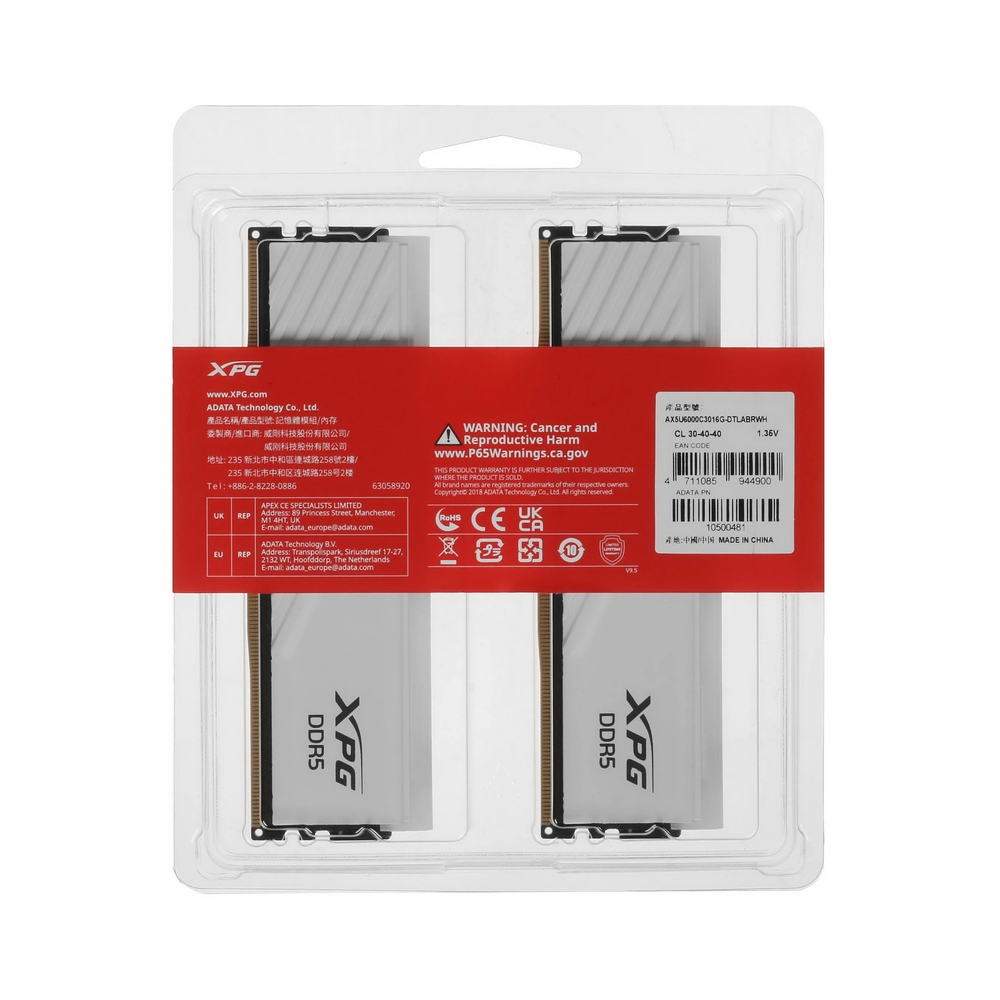 Оперативная память ADATA XPG Lancer Blade RGB [AX5U6000C3016G-DTLABRWH] 32GB KIT D5 — KSKSHOP.RU