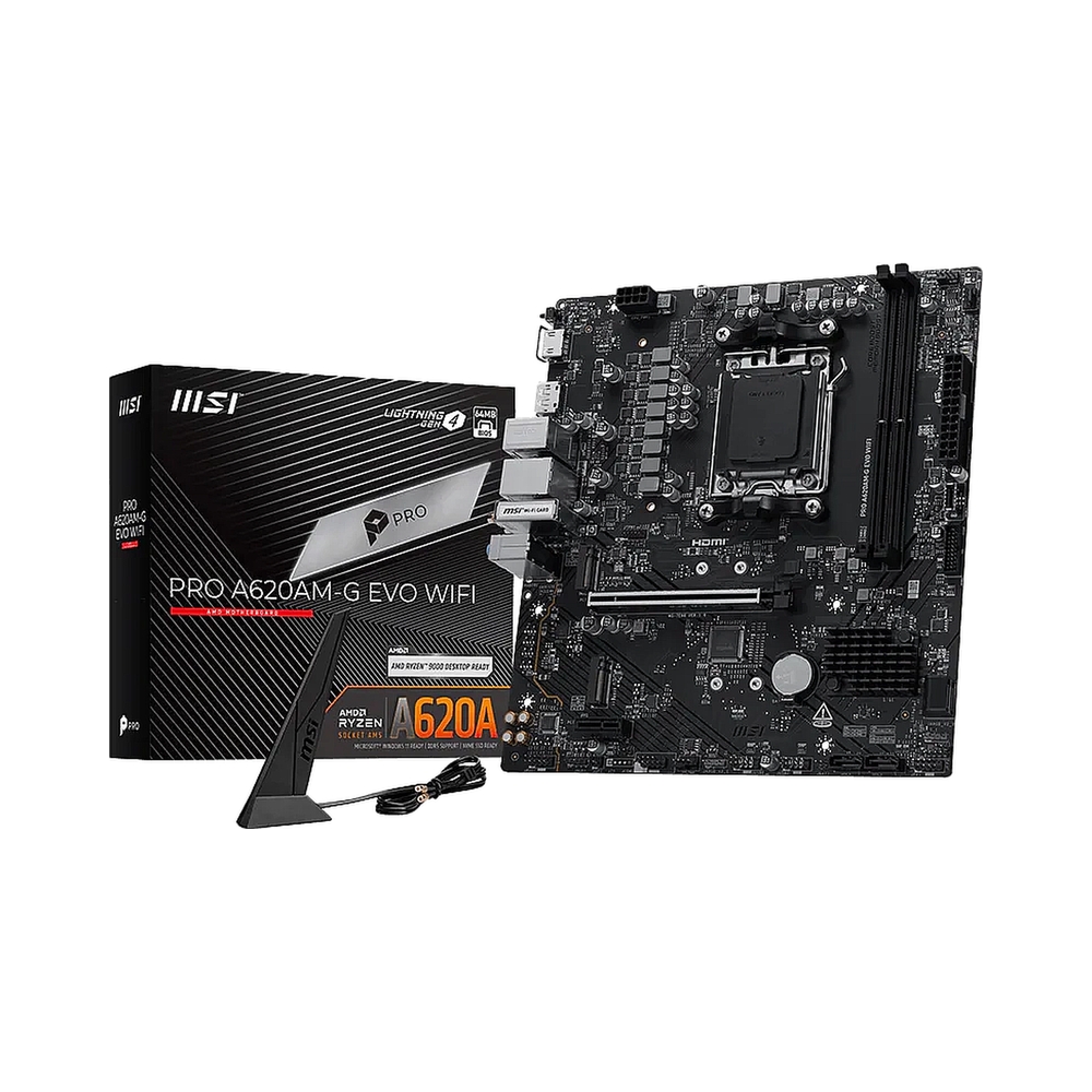 Материнская плата MSI PRO A620AM-G EVO WIFI — KSKSHOP.RU