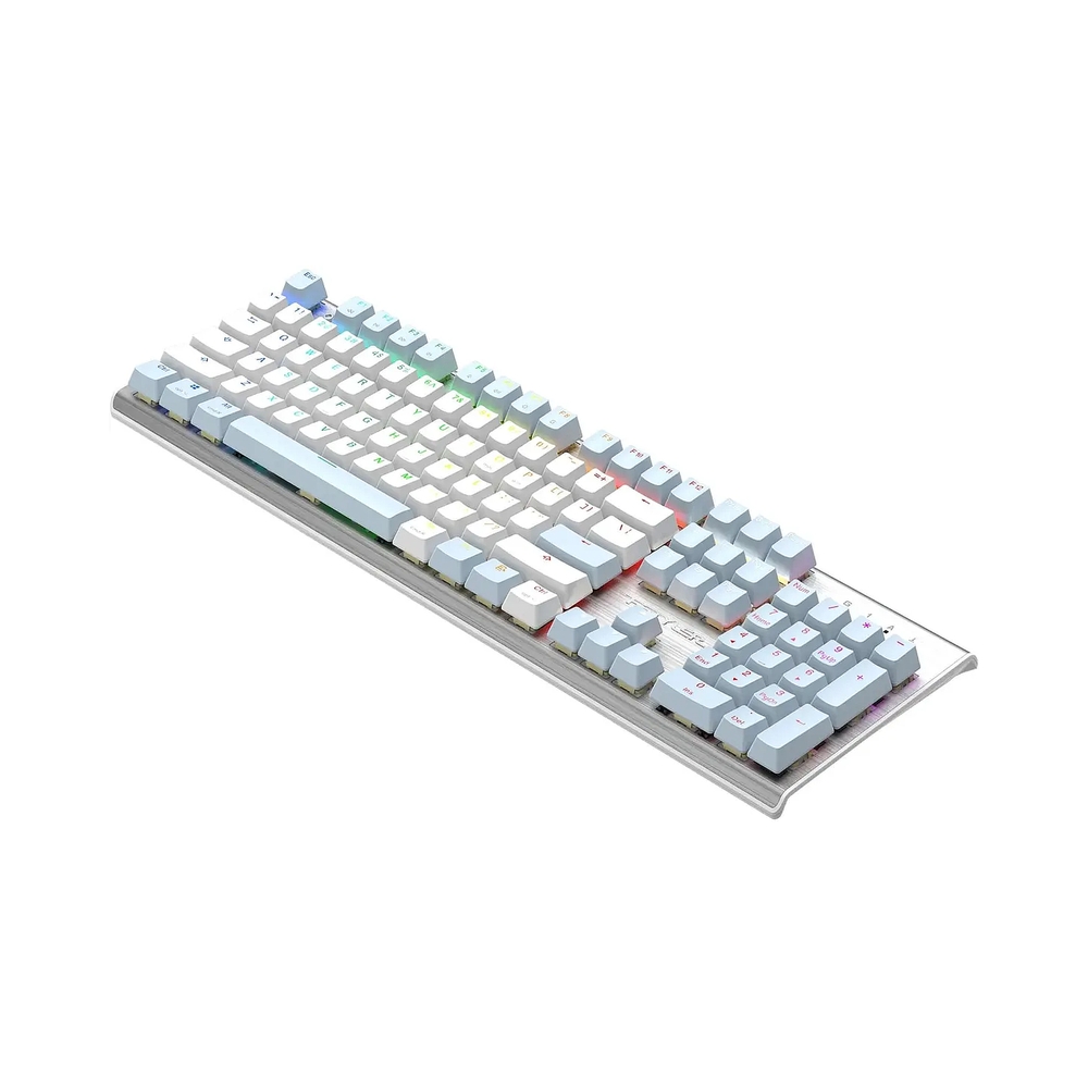 Клавиатура механическая A4Tech Fstyler FS100 Neon, синий/белый — KSKSHOP.RU