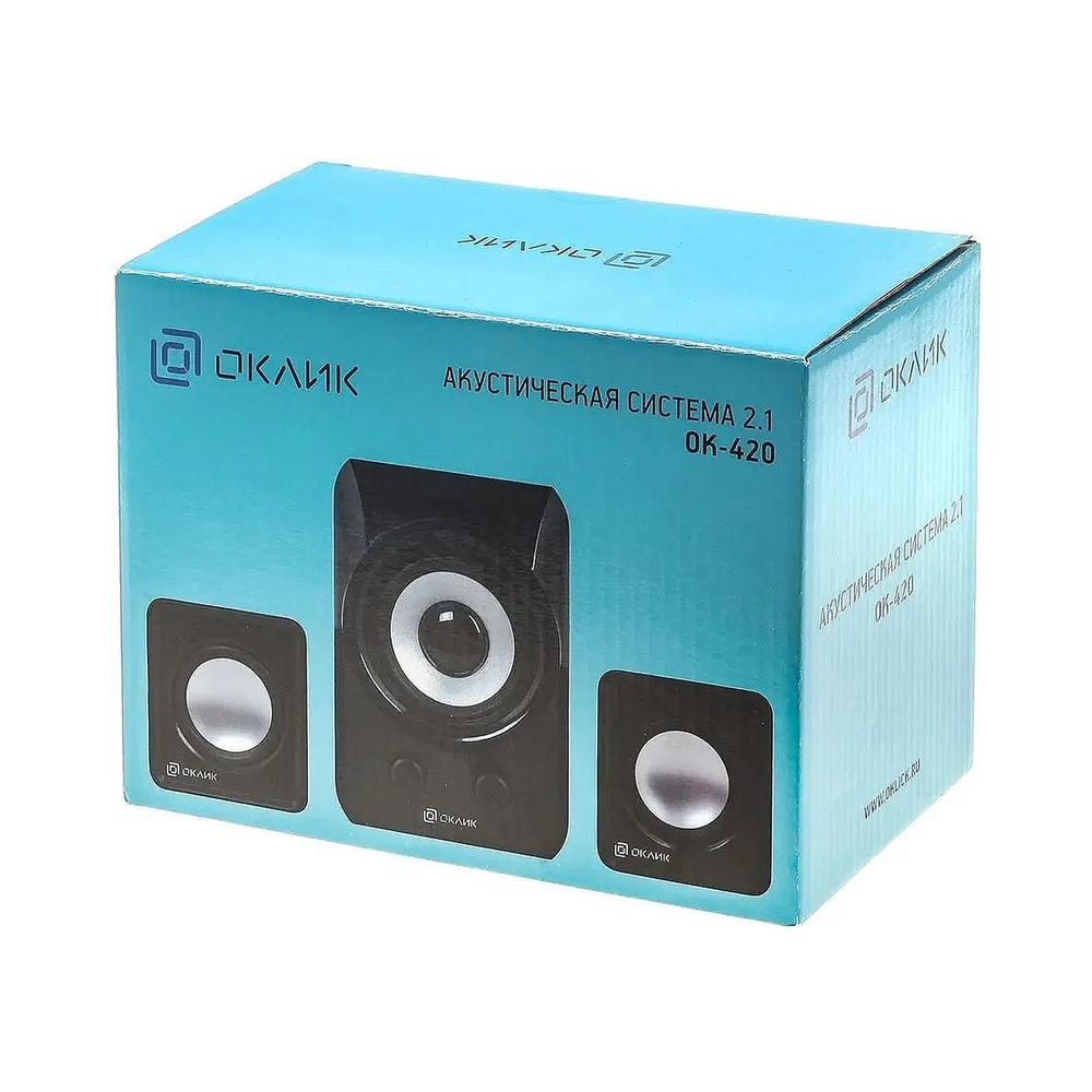 Акустическая система Оклик OK-420 (2.1, 11Вт) — KSKSHOP.RU