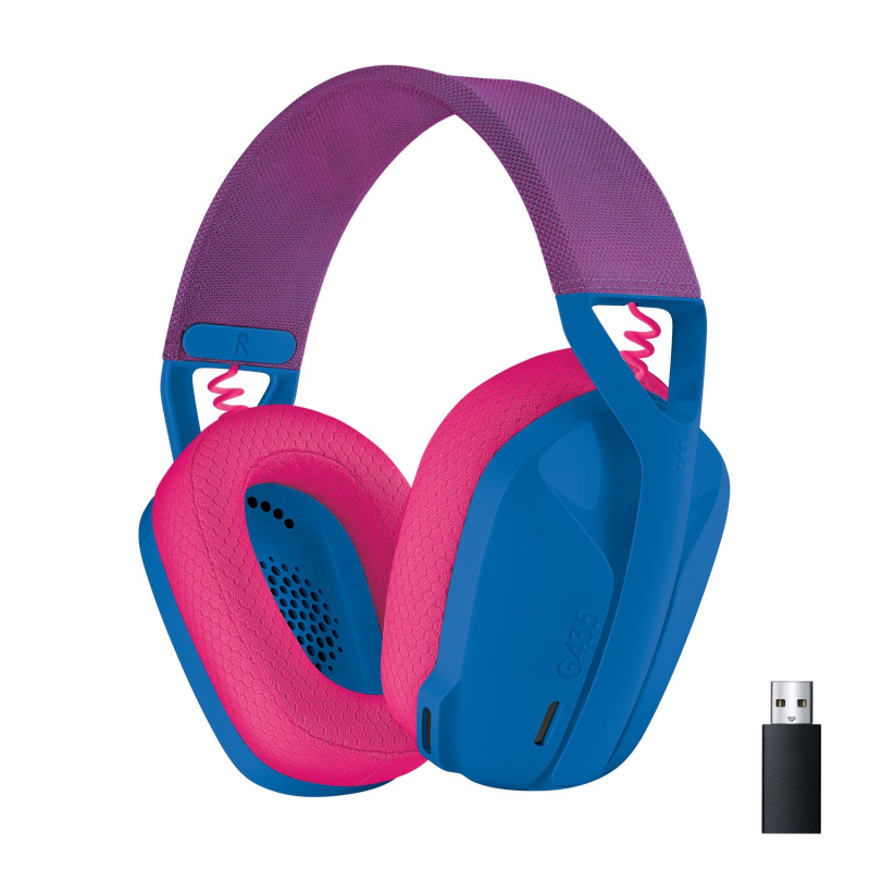 Гарнитура Logitech Headset G435 LIGHTSPEED Wireless Gaming  BLUE - Retail — KSKSHOP.RU