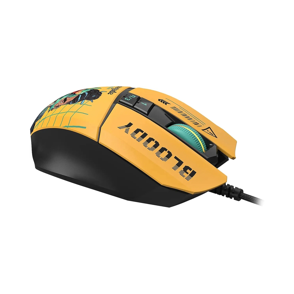 Мышь проводная A4Tech Bloody W63 Max Renegade, желтый — KSKSHOP.RU