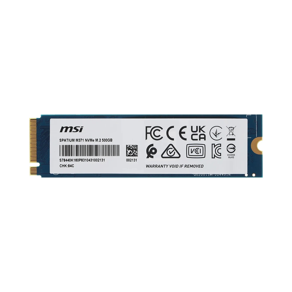 картинка Накопитель SSD MSI SPATIUM M371 [S78-440K160-P83] 500GB от магазина Одежда+