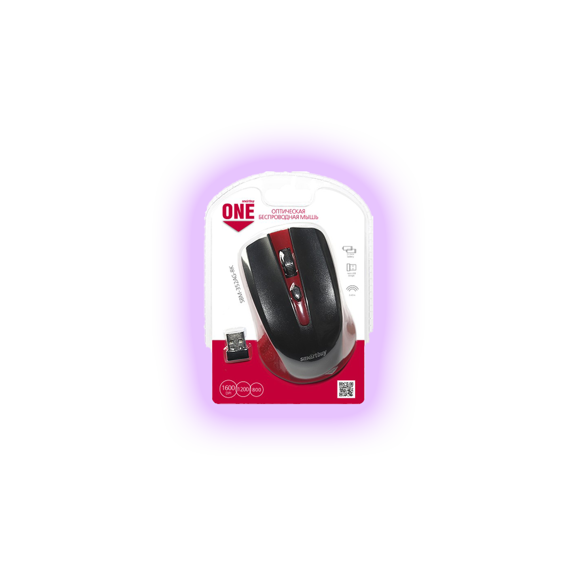 Мышь Smartbuy SBM-352AG-RK, беспроводная — KSKSHOP.RU