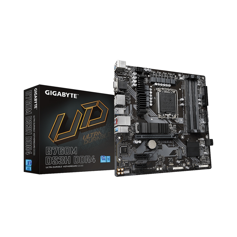 Материнская плата Gigabyte B760M DS3H DDR4 — KSKSHOP.RU