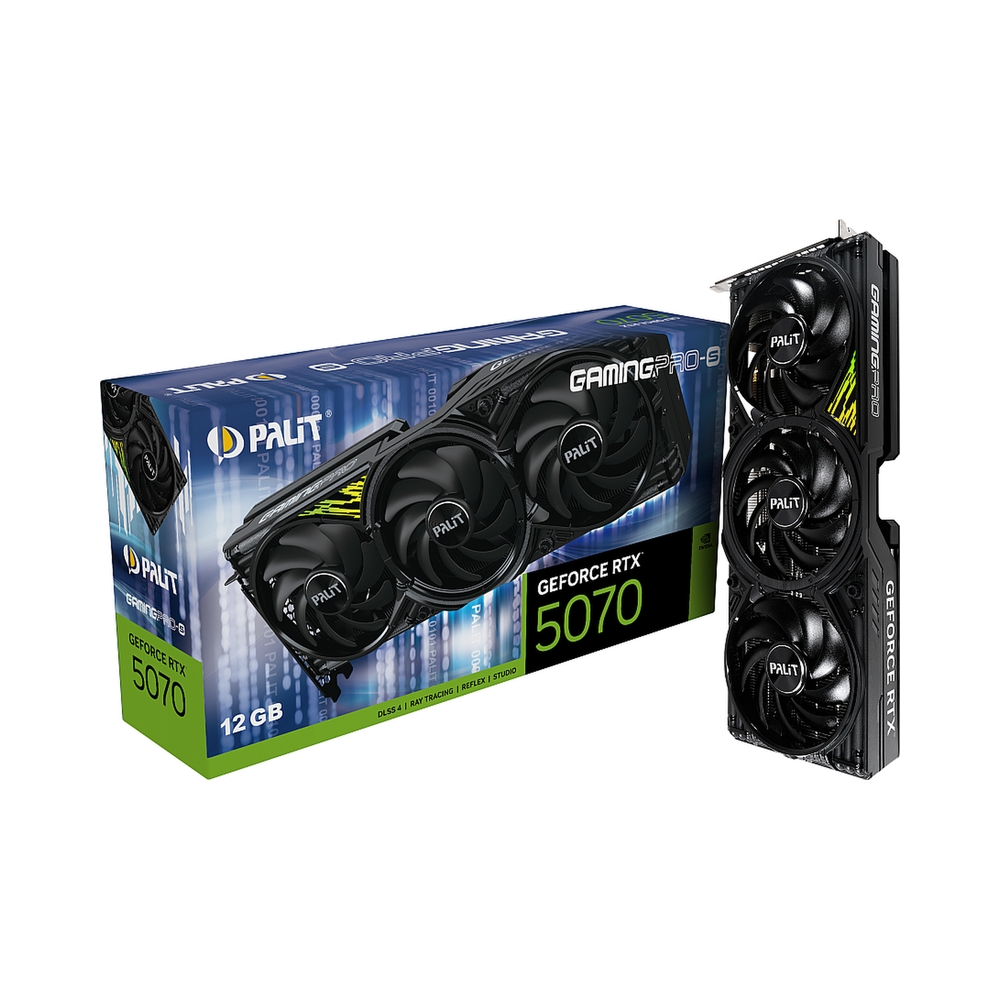 Видеокарта Palit GeForce RTX 5070 GamingPro S [NE75070019K9-GB2050U] — KSKSHOP.RU