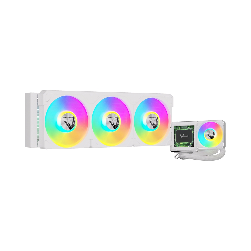 Система жидкостного охлаждения Formula V Line Cryo Wing Digi 360 WH, белый — KSKSHOP.RU