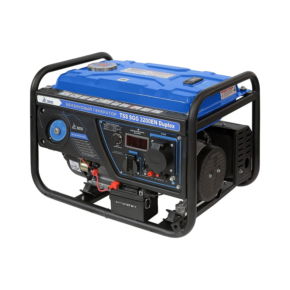 Электрогенератор бензиновый ТСС SGG 3200EN Duplex, 3.5 кВт, 66 дБ, 48 кг — KSKSHOP.RU