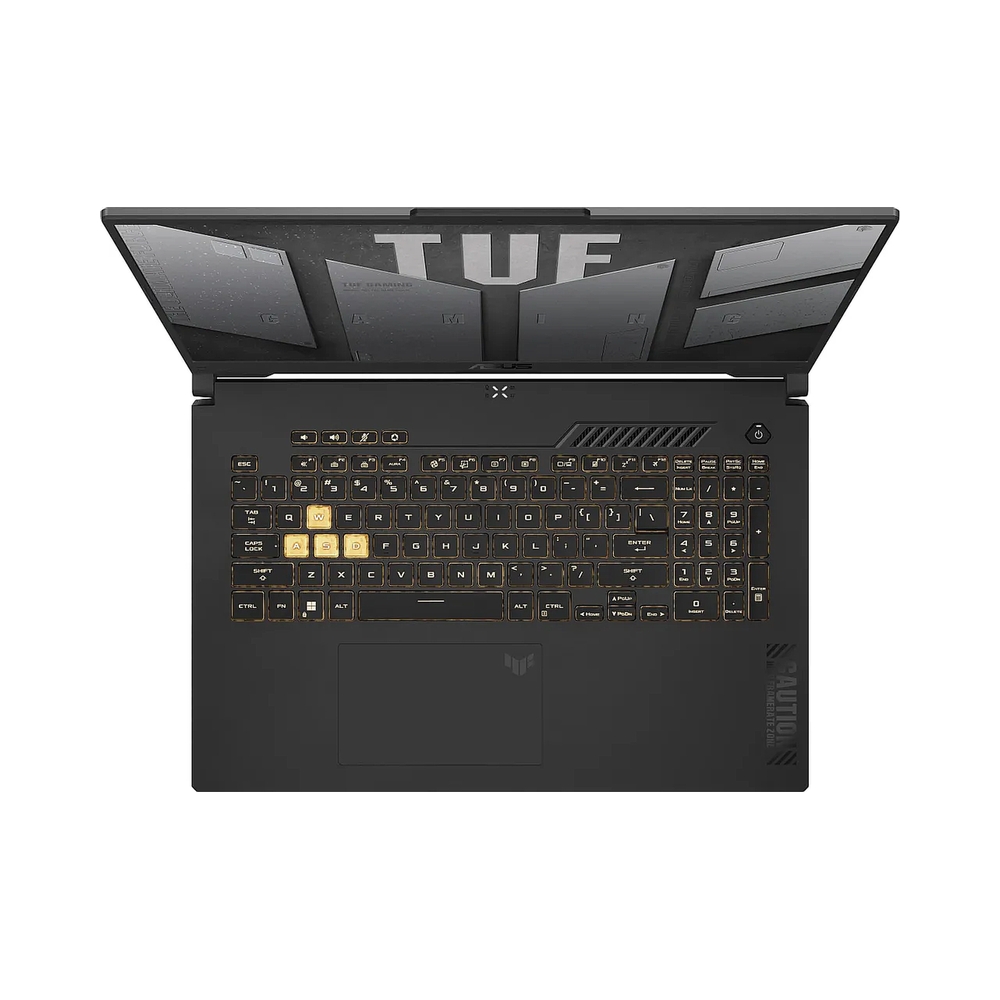 Ноутбук Asus TUF Gaming F17 FX707VJB-HX100 Core 5 210H 16Gb SSD512Gb NVIDIA GeForce RTX 3050 6Gb 17.3" IPS FHD (1920x1080) без ОС grey WiFi BT Cam (90NR0MY5-M003R0) — KSKSHOP.RU