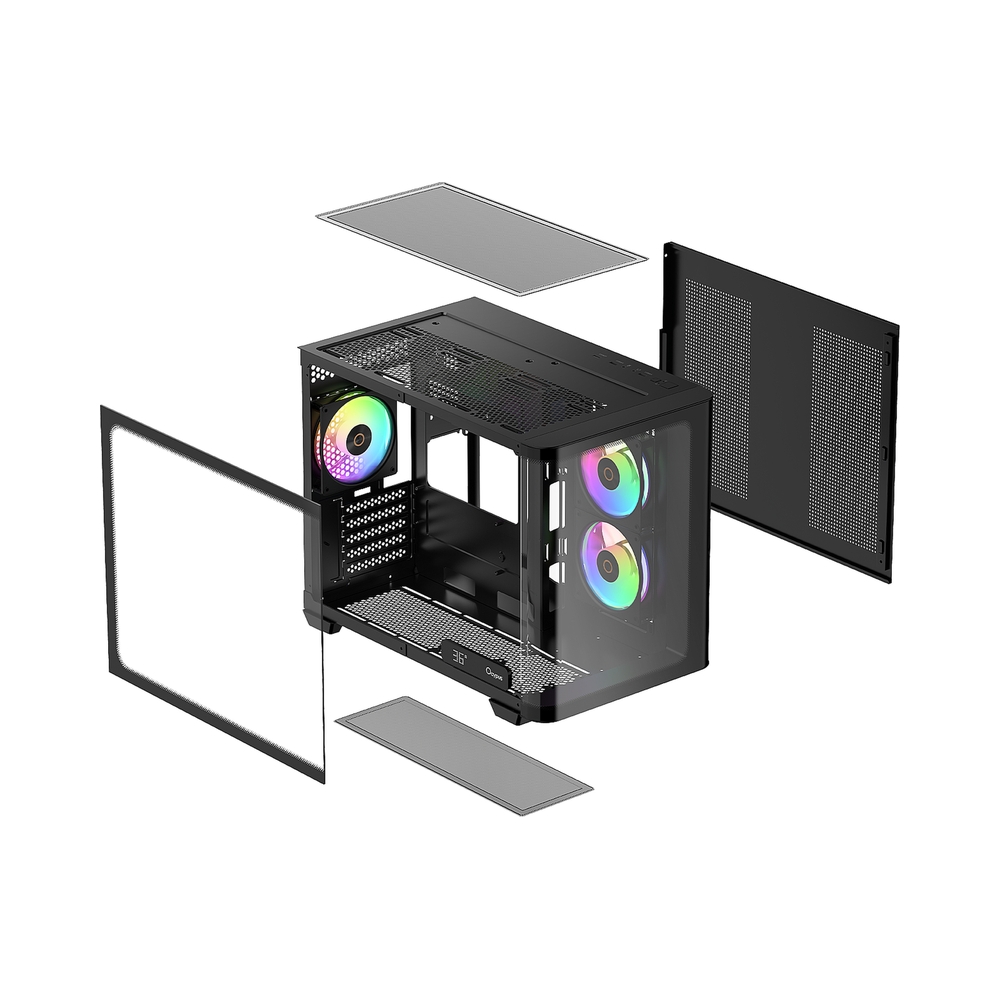 Корпус Ocypus Iota C50 BK Curve ARGB Digital, черный — KSKSHOP.RU