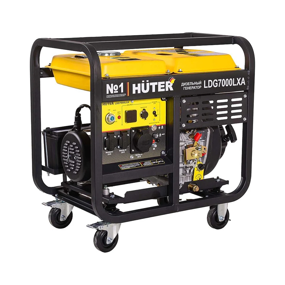 Электрогенератор дизельный Huter LDG 7000LXА, 5.5 кВт, 71 дБ, 114.8 кг — KSKSHOP.RU