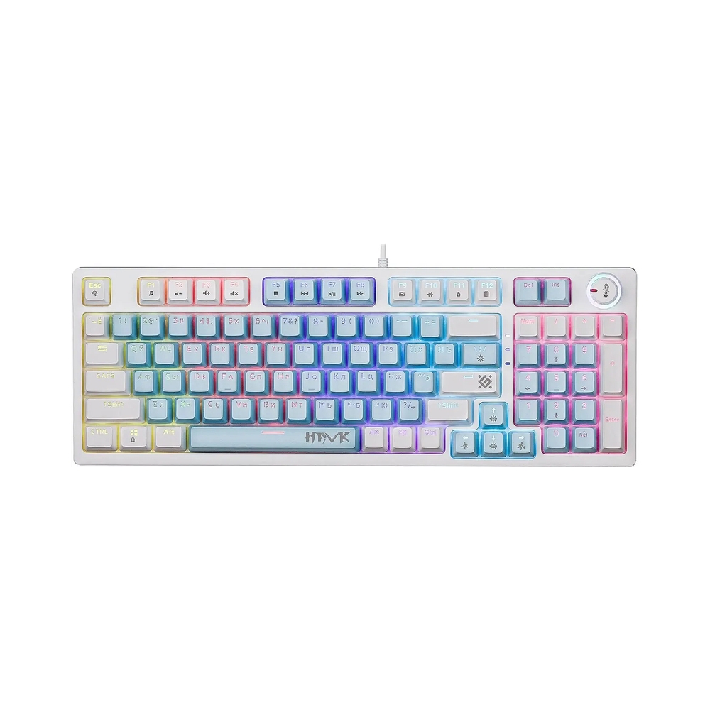 Клавиатура DEFENDER HAWK GK-418, белый — KSKSHOP.RU