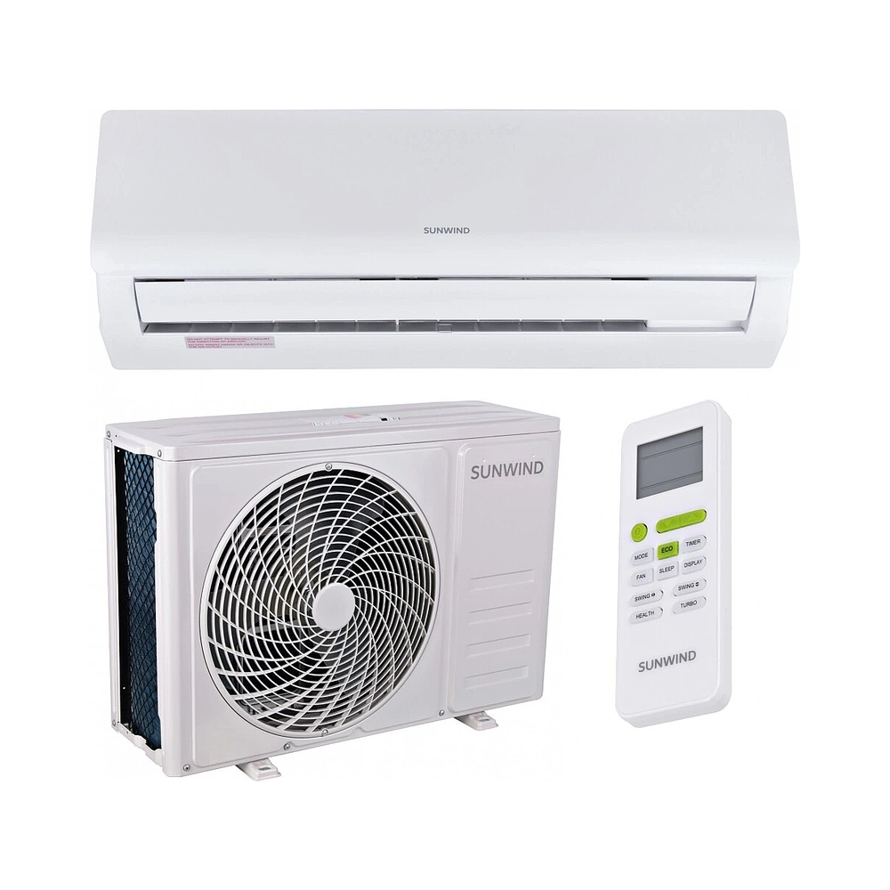 Кондиционер Сплит-система SunWind SW-12/IN - SW-12/OUT белый — KSKSHOP.RU