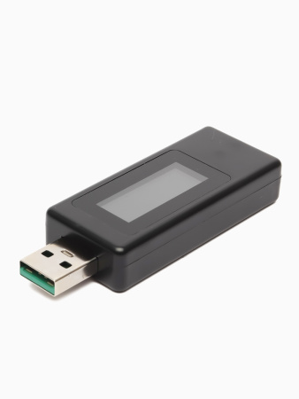 USB TESTER черный с дисплеем