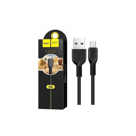 Кабель USB HOCO X20 Flash, USB - Micro USB, 2А, 2м, черный