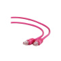 Патч-корд UTP Cablexpert кат.5e, 2м, литой, многожильный (розовый)