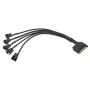 Кабель - переходник SATA to 5x3pin (для вентиляторов) длина 27 см