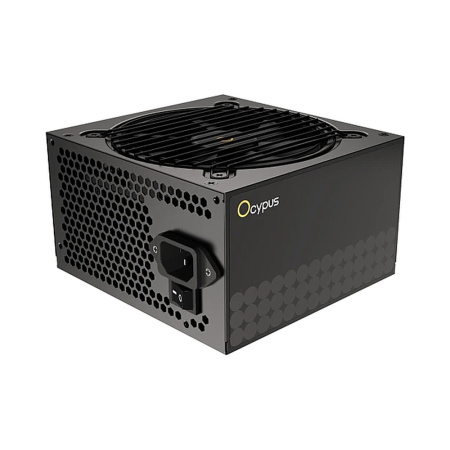 Блок питания 650W Ocypus Gamma P650 BK (ATX, 80+, APFC, 20+4 pin, 120mm fan, PCI-E 6+2Px4, 6xSATA) (Gamma-P650-W1HDBK024X-EU)