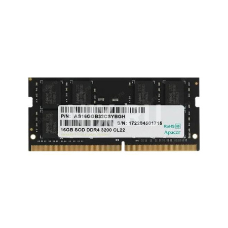 Модуль памяти для ноутбука APACER SO-DIMM 16GB PC25600 DDR4