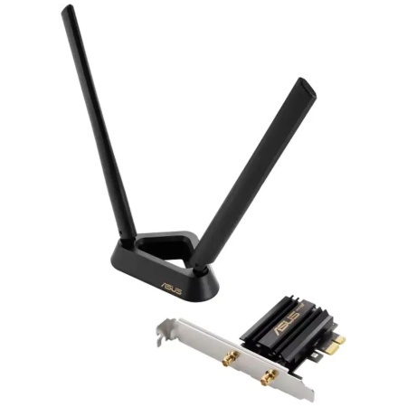 Сетевой адаптер Wi-Fi + BT Asus PCE-AXE59BT AX2400 PCI Ex. x1 2ант.
