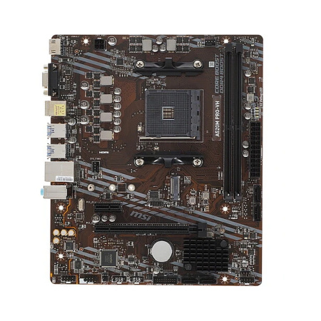 Материнская плата IRU A520M-VHDi/M.2 Soc-AM4 AMD A520 mATX AC`97 8ch(7.1) GbLAN+VGA+HDMI+DP