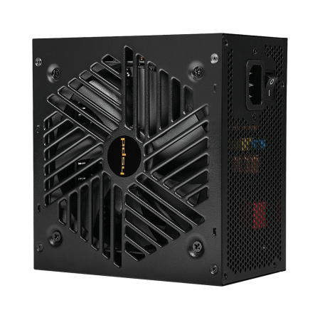 Блок питания Power Supply HSPD, 1000W 80+ Gold (ATX, 3.1, PCIe 5.1, Full modular, 1x24(20+4)pin 600mm, 2xCPU 8(4+4)pin 700mm, 2xPCIe*2 8(6+2)pin 550+150mm, 1x12V(2x6) 12+4pin 600W 550mm  2xSATA*3 500+150+150mm, 1xMOLEX4pin*3+FDD 500+150+150+150mm , Active