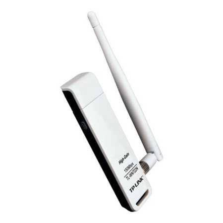 Сетевой адаптер WiFi TP-Link TL-WN722N N150 USB 2.0 (ант.внеш.съем) 1ант.