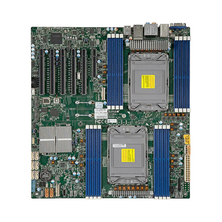 Серверная материнская плата Supermicro Motherboard 2xCPU X12DAI-N6 3rd Gen Xeon Scalable TDP 270W/16xDIMM/ C621A RAID 0/1/5/10/2x1Gb/5xPCIex16/2xM.2(Bulk)