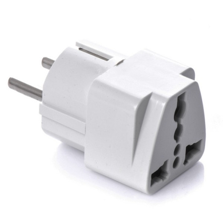 Адаптер сетевой универсальный NO:008 для евророзетки с заземлением