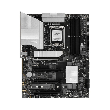 Материнская плата MSI PRO B860-P Soc-1851 Intel B860 4xDDR5 ATX AC`97 8ch(7.1) 5Gigabit RAID+HDMI+DP