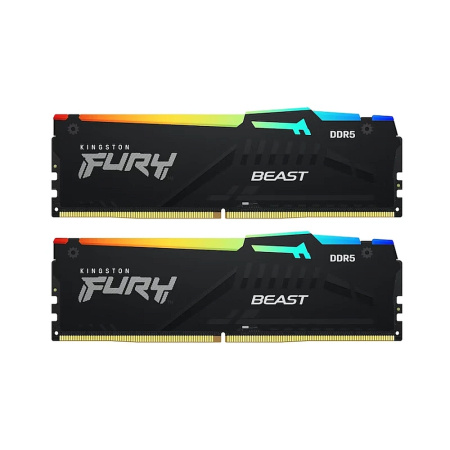 Оперативная память Kingston FURY Beast Black RGB [KF556C36BBEAK2-32] 32GB KIT D5